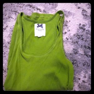RARE GILLY HICKS GREEN TANK